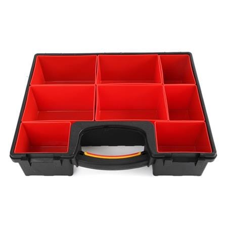 HOMEPRO HUALEI TOOL BOX DIY PLATIC HL3086 16 W42XD10XH33.5 CM RED/BLACK