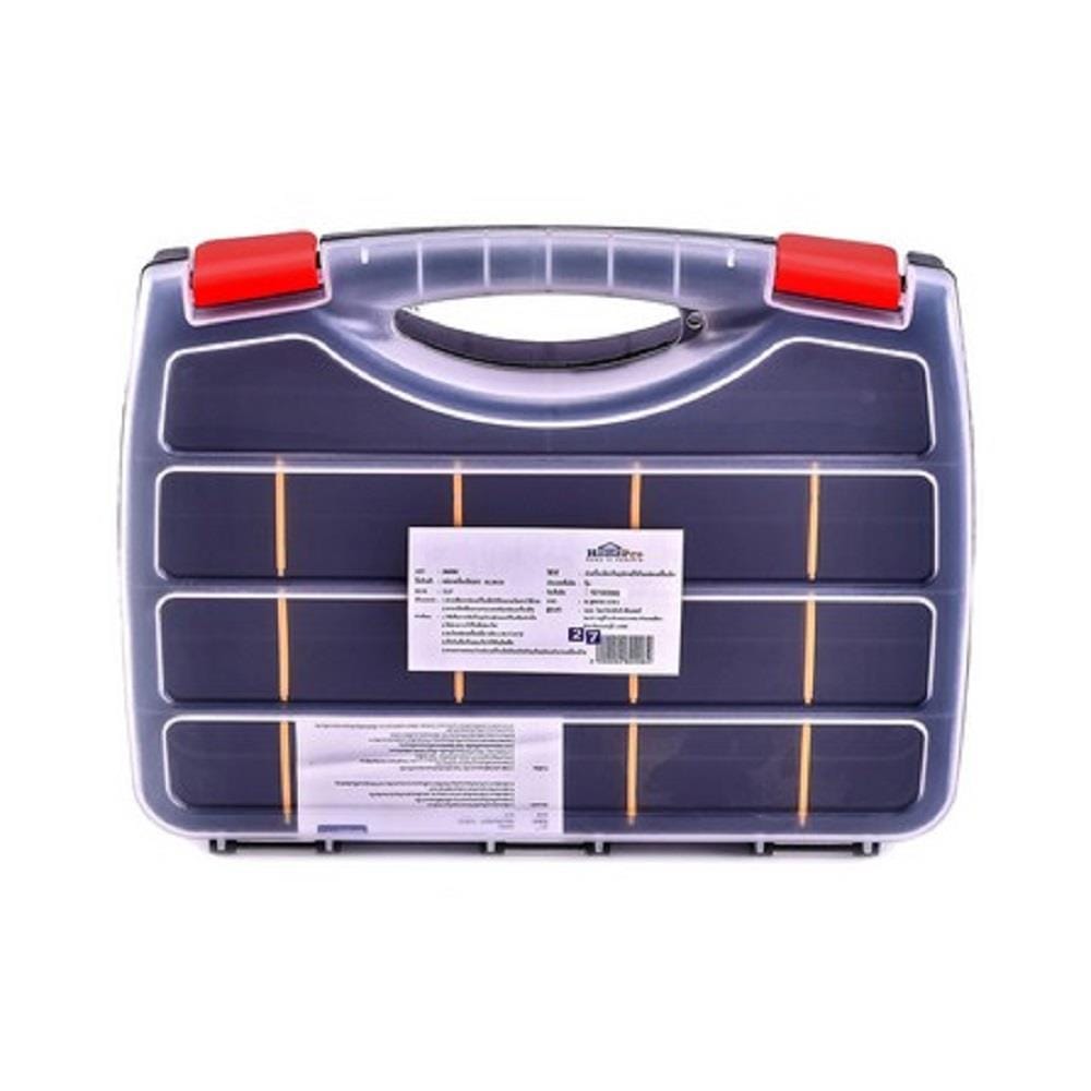 HOMEPRO HUALEI TOOL BOX DIY PLASTIC HL30123 15 W31XD6XH26 CM GREY/YELLOW