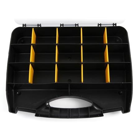 HOMEPRO HUALEI TOOL BOX DIY PLASTIC HL30123 15 W31XD6XH26 CM GREY/YELLOW