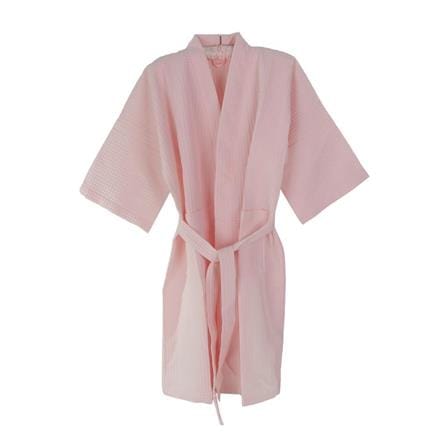 BATHROBE HOME LIVING STYLE WAFFLE PINK