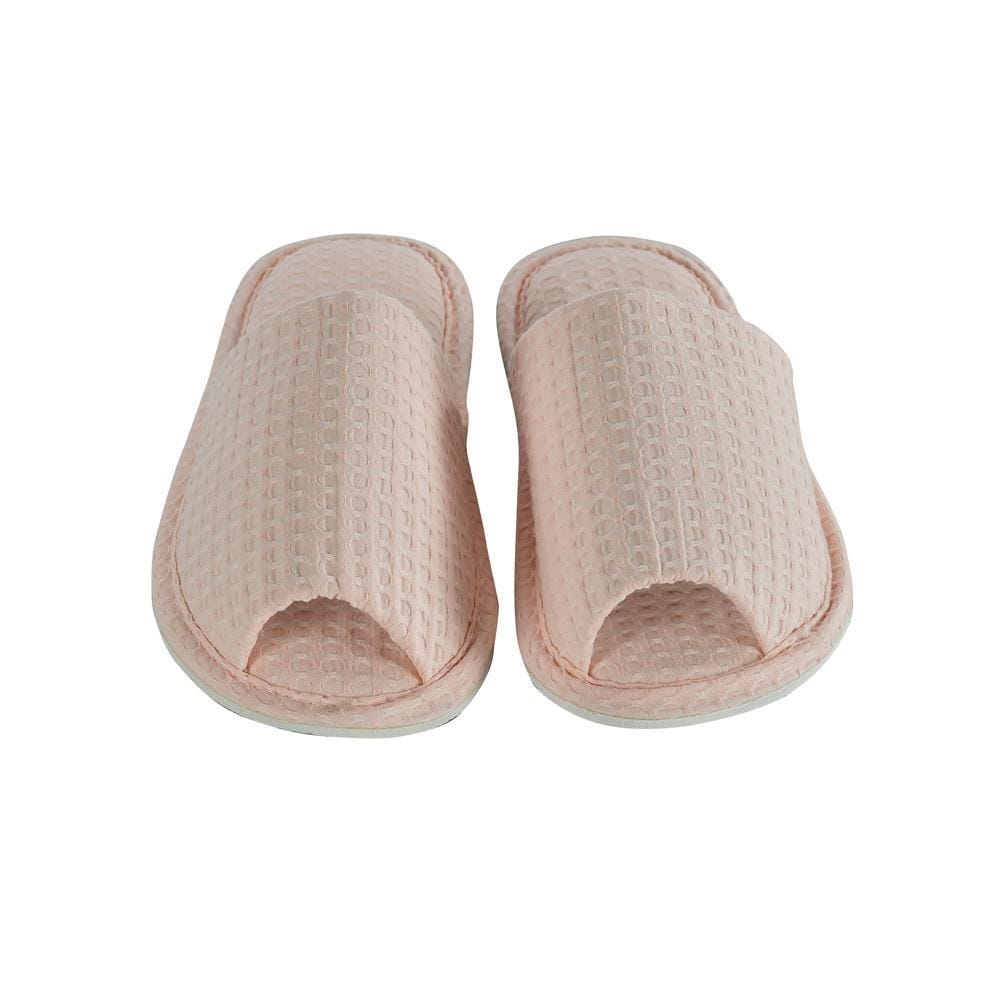 SLIPPERS HOME LIVING STYLE WAFFLE PINK