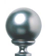 HLS FINIALS BALL 19MM SILVER