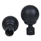 HLS FINIALS BALL 19MM BLACK