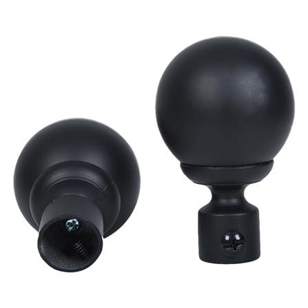 HLS FINIALS BALL 19MM BLACK