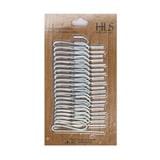 PLEAT CURTAIN HOOK HOME LIVING STYLE SILVER 20PCS