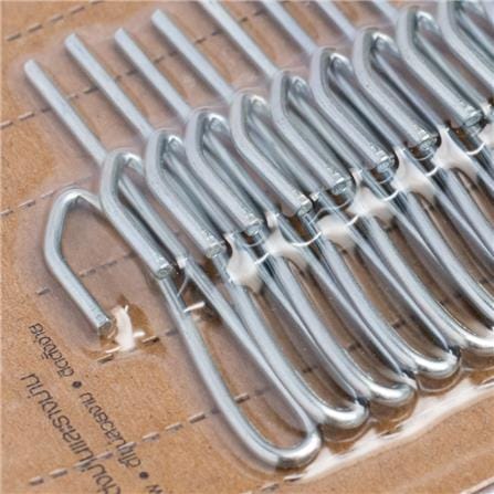 PLEAT CURTAIN HOOK HOME LIVING STYLE SILVER 20PCS