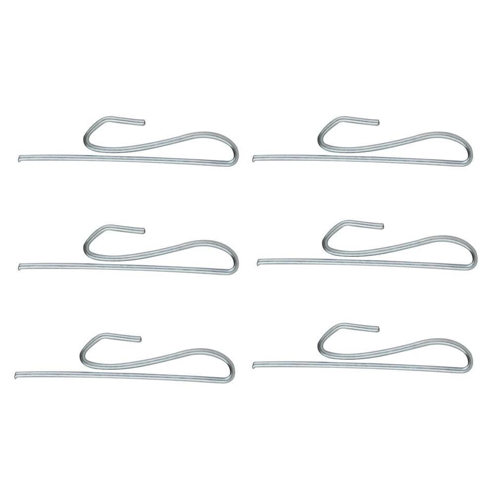 PLEAT CURTAIN HOOK HOME LIVING STYLE SILVER 80PCS