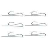 PLEAT CURTAIN HOOK HOME LIVING STYLE SILVER 80PCS
