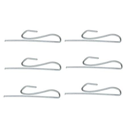 PLEAT CURTAIN HOOK HOME LIVING STYLE SILVER 80PCS