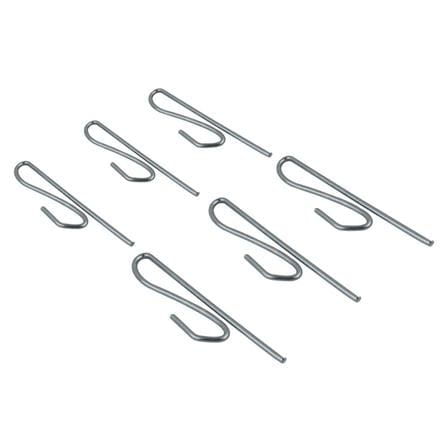PLEAT CURTAIN HOOK HOME LIVING STYLE SILVER 80PCS