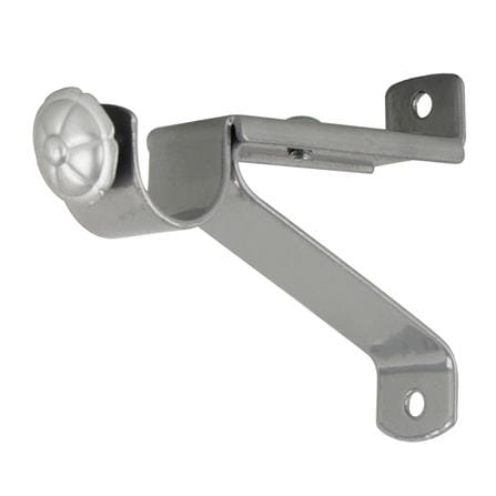 WALL BRACKET HOME LIVING STYLE STEEL 1-LAYER 19MM SILVER