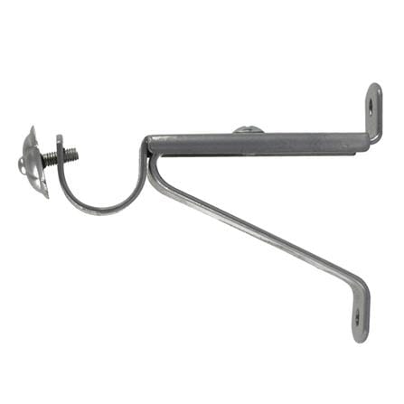 WALL BRACKET HOME LIVING STYLE STEEL 1-LAYER 19MM SILVER