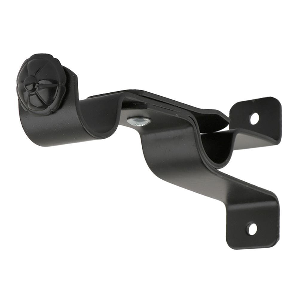 WALL BRACKET HOME LIVING STYLE STEEL 2-LAYER 19MM BLACK