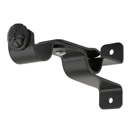 WALL BRACKET HOME LIVING STYLE STEEL 2-LAYER 19MM BLACK