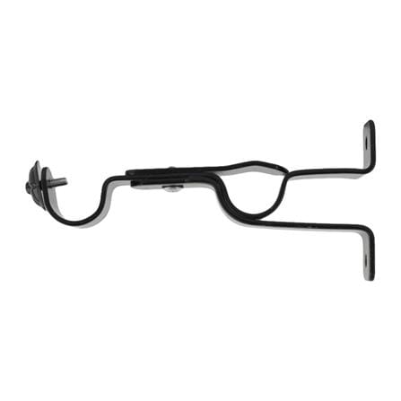 WALL BRACKET HOME LIVING STYLE STEEL 2-LAYER 19MM BLACK