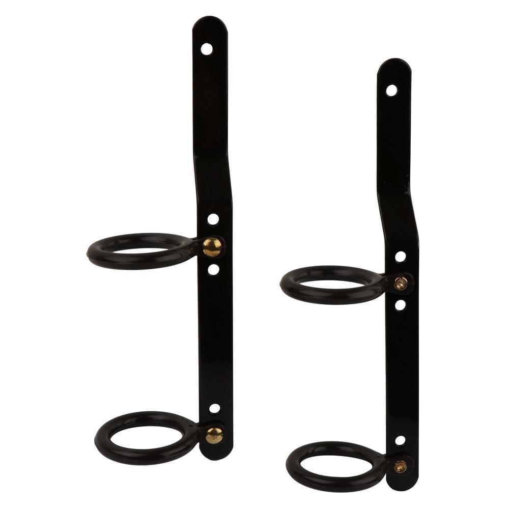 SLIDE RING STEEL PAIR 33MM DARK BROWN HLS