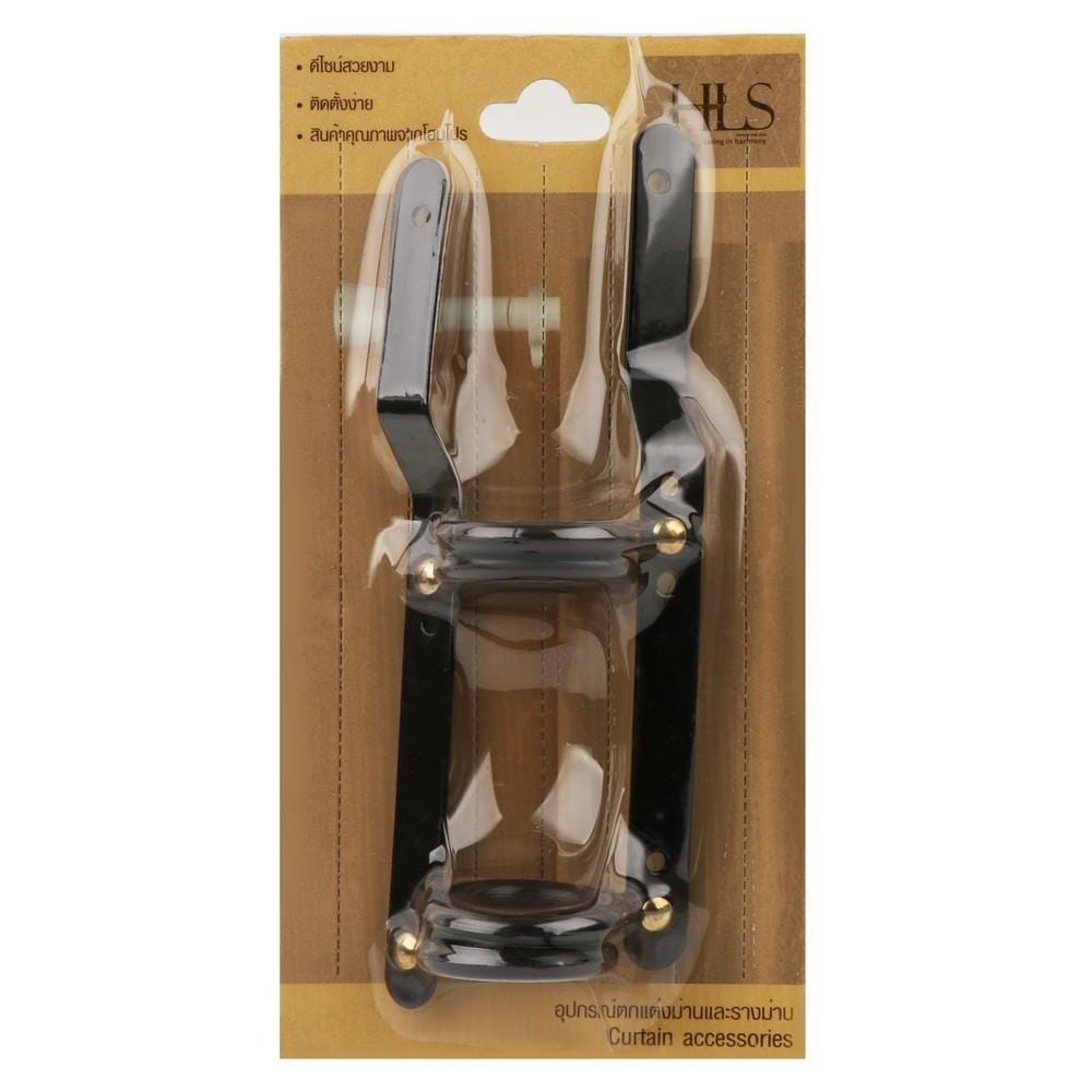 SLIDE RING STEEL PAIR 33MM DARK BROWN HLS