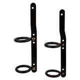 SLIDE RING STEEL PAIR 33MM DARK BROWN HLS