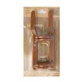 SLIDE RING STEEL PAIR 33MM BROWN HLS
