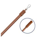 CURTAIN WAND HOME LIVING STYLE 75CM BROWN