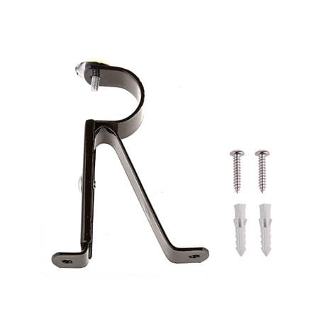 WALL BRACKET HOME LIVING STYLE STEEL 1-LAYER 25MM DARK BROWN