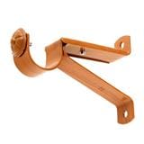 WALL BRACKET HOME LIVING STYLE STEEL 1-LAYER 25MM BROWN