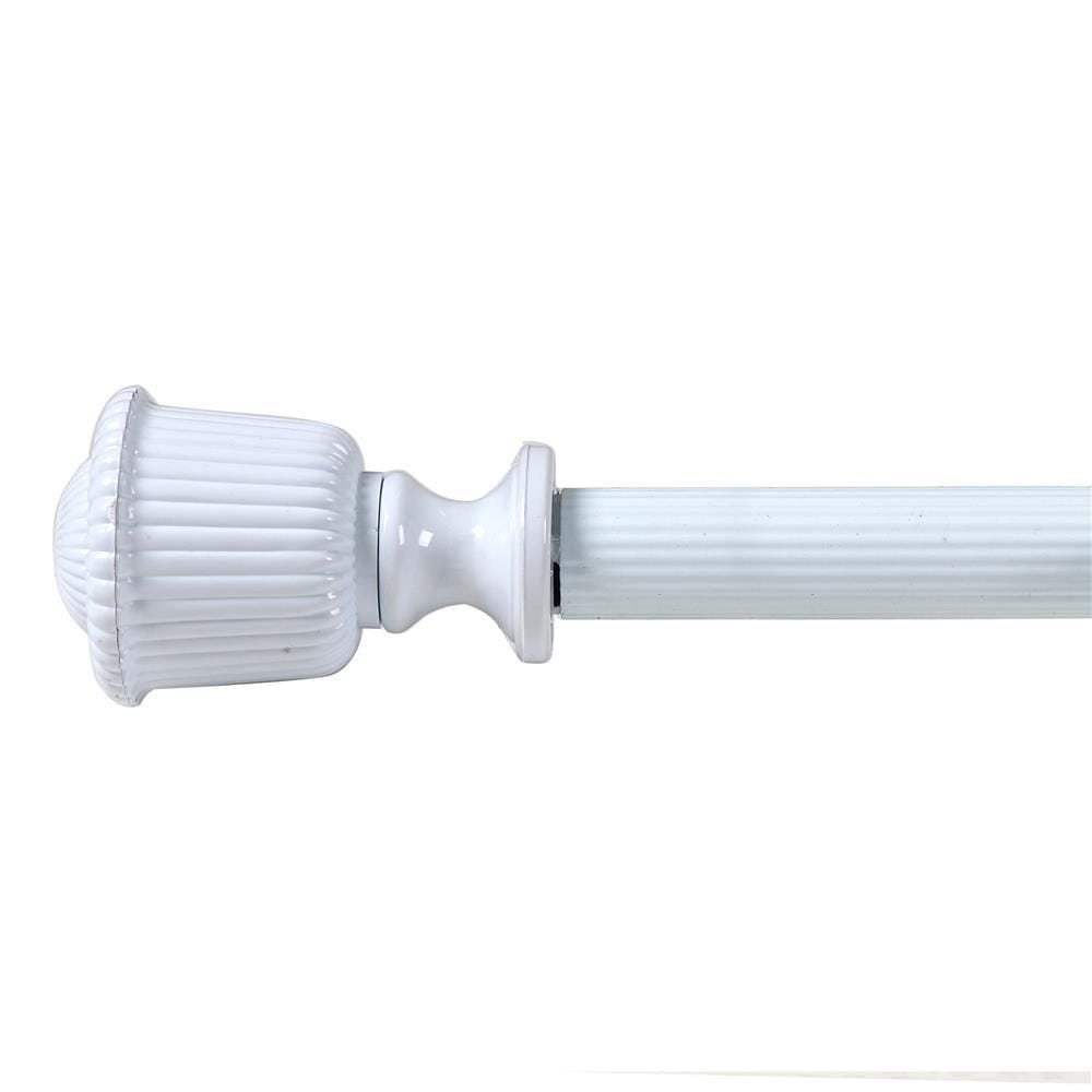 ROD ALUMINIUM OVAL 1 LAYER 2.5M WHITE HOME LIVING STYLE