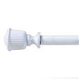 ROD ALUMINIUM OVAL 1 LAYER 2.5M WHITE HOME LIVING STYLE