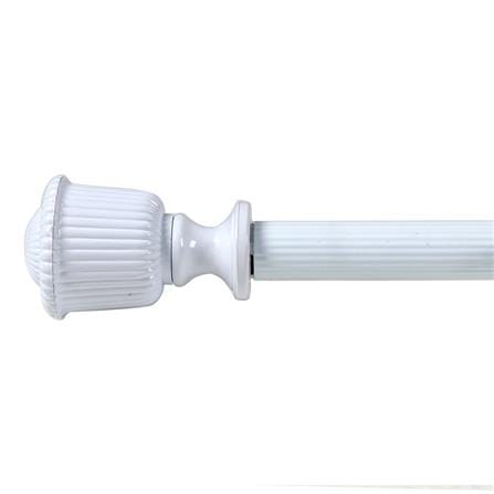 ROD ALUMINIUM OVAL 1 LAYER 2.5M WHITE HOME LIVING STYLE
