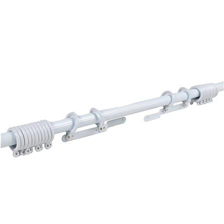 ROD ALUMINIUM OVAL 1 LAYER 2.5M WHITE HOME LIVING STYLE