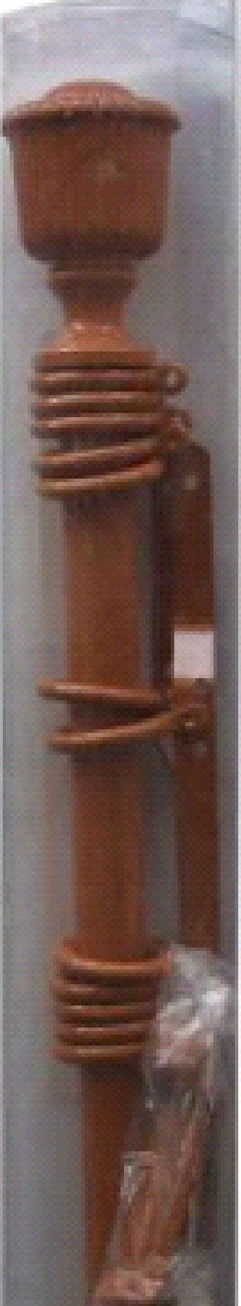 ROD ALUMINIUM OVAL 1 LAYER 2.5M BROWN HOME LIVING STYLE