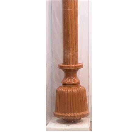 ROD ALUMINIUM OVAL 1 LAYER 2.5M BROWN HOME LIVING STYLE