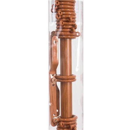 ROD ALUMINIUM OVAL 1 LAYER 2.5M BROWN HOME LIVING STYLE