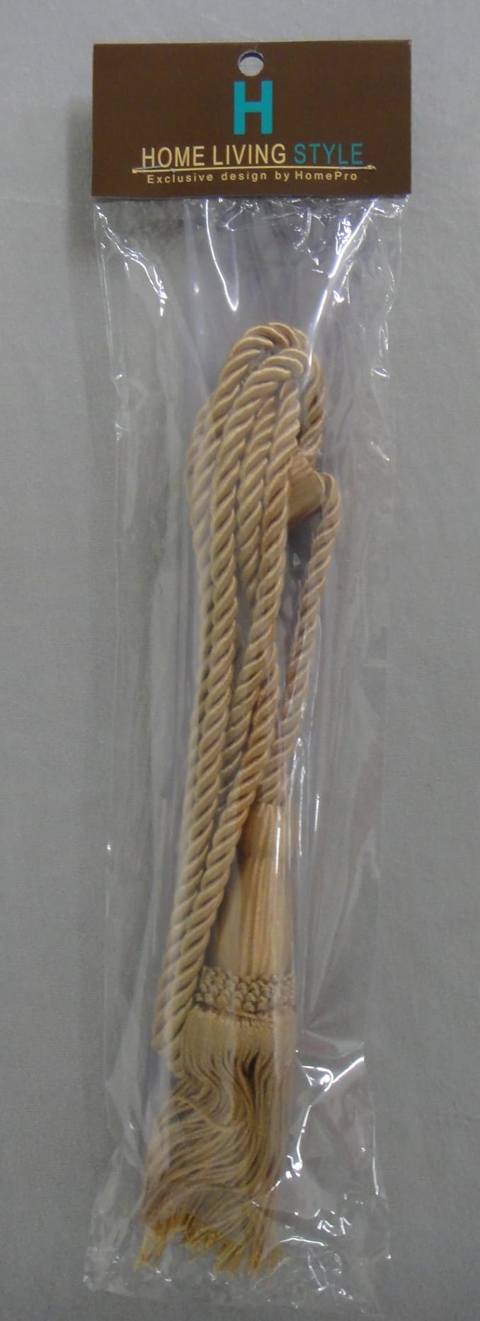 CURTAIN TIEBACK HOME LIVING STYLE JTB1-1 BROWN