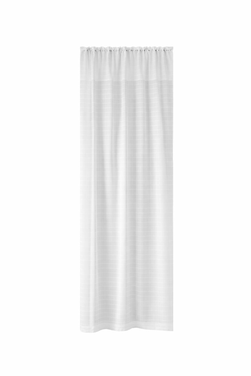 HOME LIVING STYLE SHEER CURTAIN HIDE TAP SCOTT 150X220CM WHITE