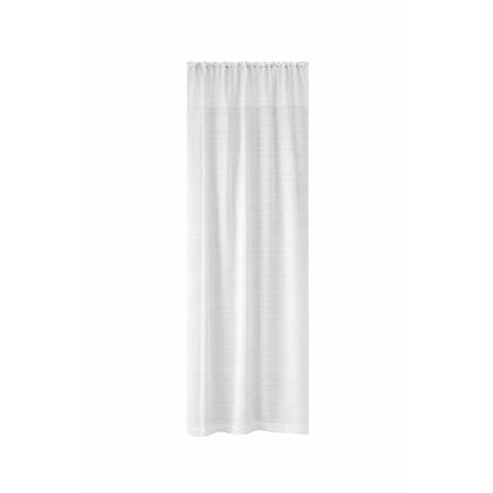 HOME LIVING STYLE SHEER CURTAIN HIDE TAP SCOTT 150X220CM WHITE