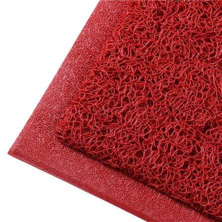 HLS DUST MAT WELCOME 60X80CM RED