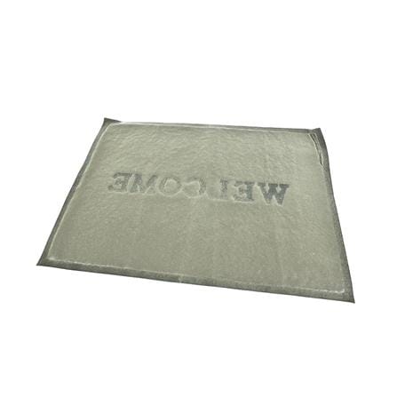 HLS DUST MAT WELCOME 60X80CM GRAY