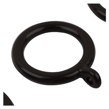 CURTAIN RINGS HOME LIVING STYLE 33MM DARK BROWN 10PCS