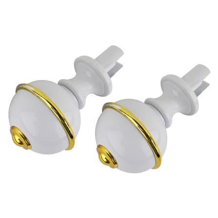 FINIALS HOME LIVING STYLE ROUND 25MM WHITE