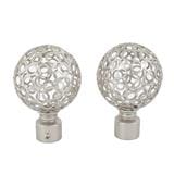 FINIALS HOME LIVING STYLE STENCIL 19MM SILVER