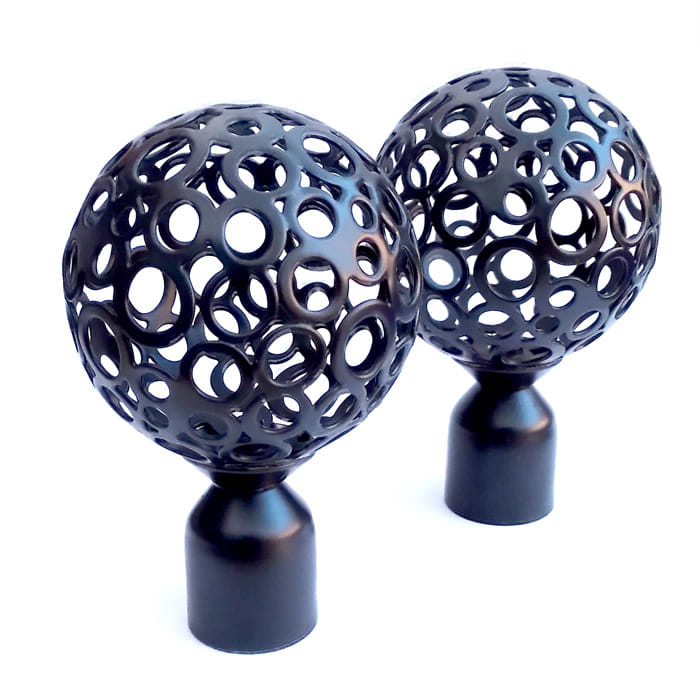 FINIALS HOME LIVING STYLE STENCIL 19MM BLACK