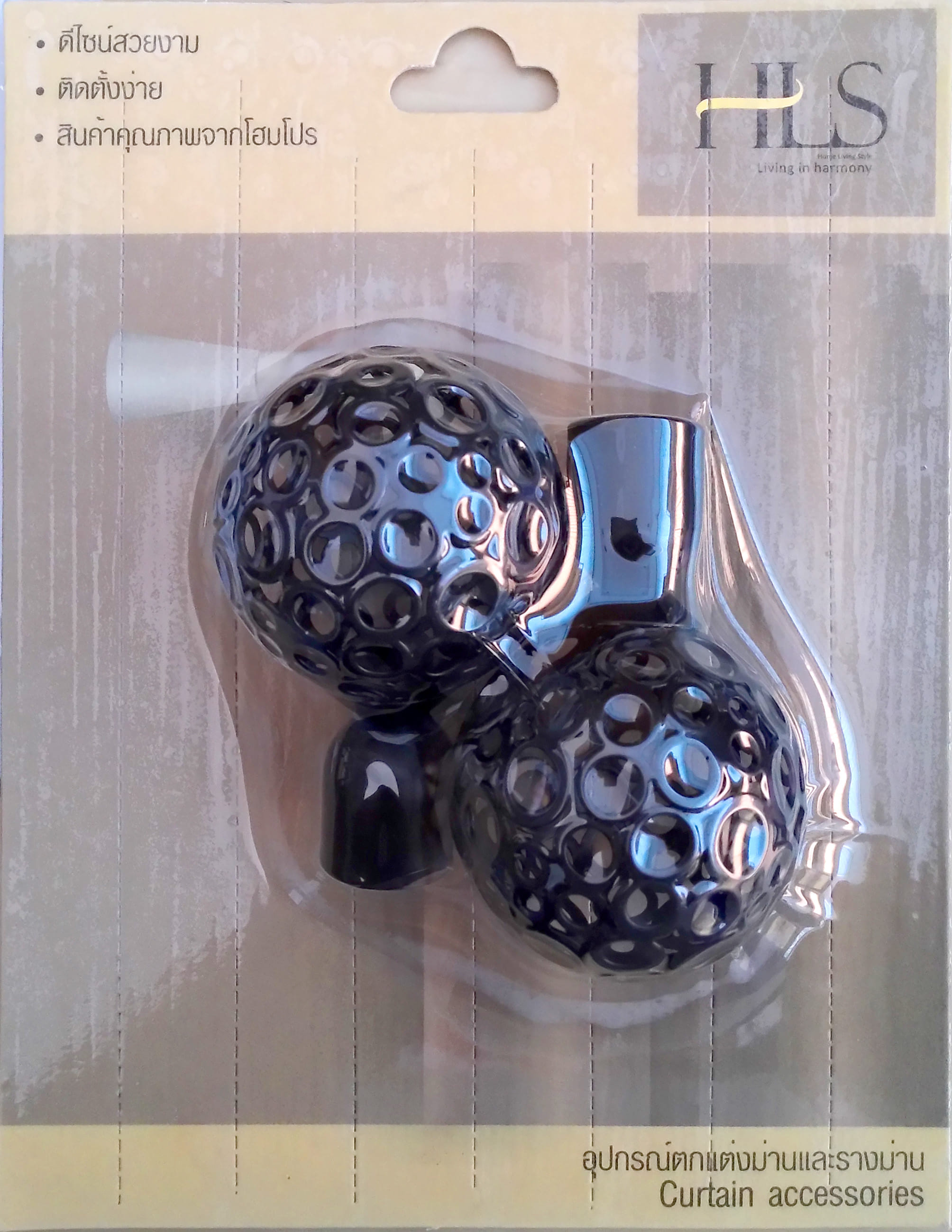 FINIALS HOME LIVING STYLE STENCIL 19MM BLACK