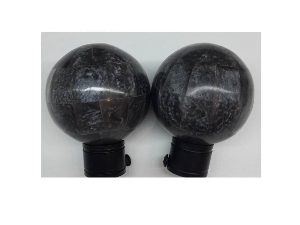 HLS FINIALS CIMOP1168BALL 19MM BLACK