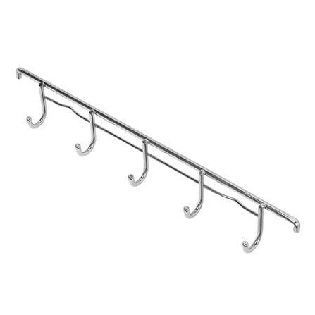 STAINLESS STEEL KITCHEN RAIL WITH 5 HOOKS KECH KECH-206D 35CM