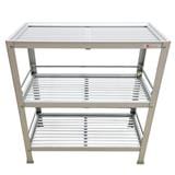 DISH DRAINER STAND EKONO CA-O3M M 3-TIER ALUMINIUM