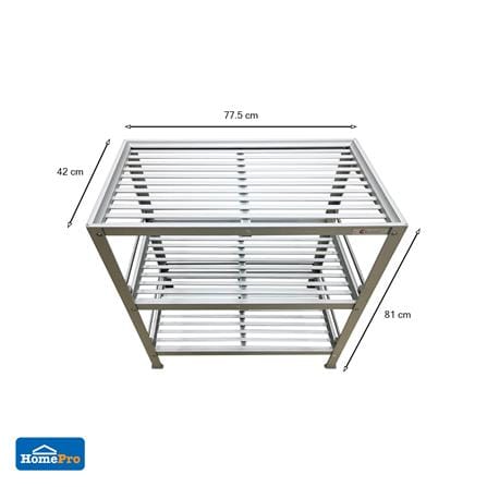 DISH DRAINER STAND EKONO CA-O3M M 3-TIER ALUMINIUM