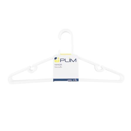 HANGER PLIM AA778P WHITE PACK6