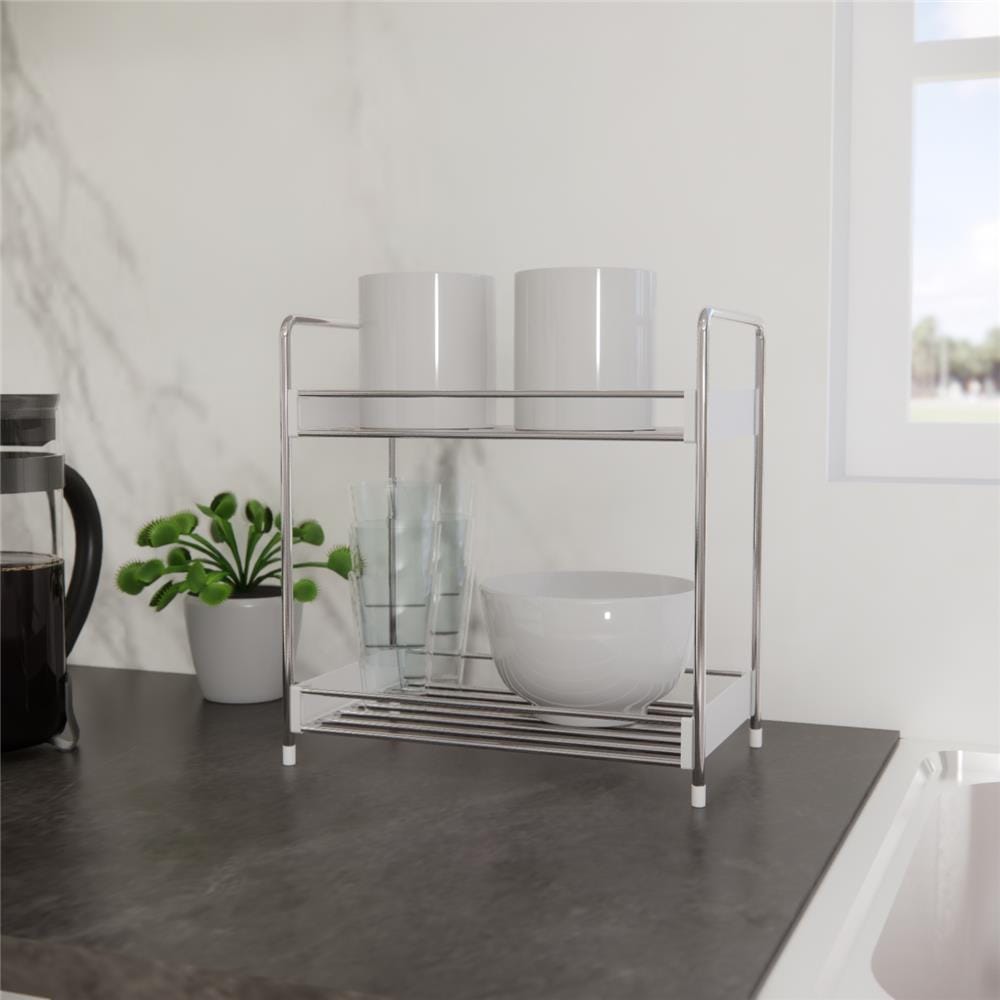 STAINLESS STEEL SHELF 2-TIER KECH HC/KECH HBS-02