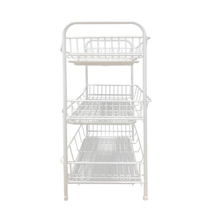 KITCHEN WIRE SHELF HC/EKONO 813 3-TIER WHITE
